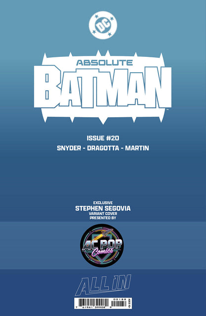 ABSOLUTE BATMAN #20 STEPHEN SEGOVIA EXCLUSIVE VAR (05/13/2026)