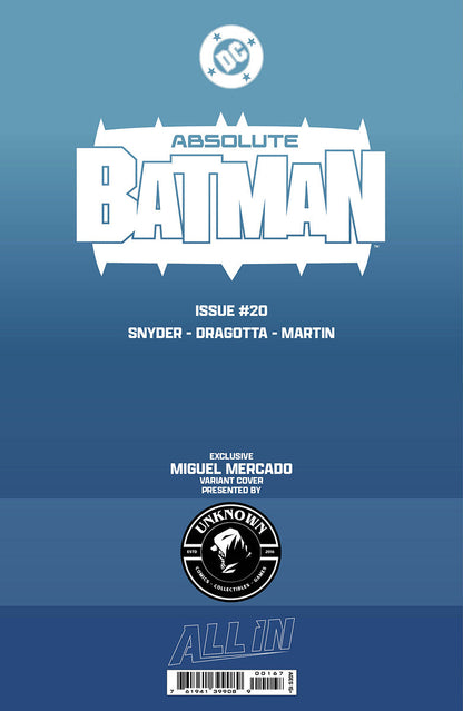 [FOIL] ABSOLUTE BATMAN #20 MIGUEL MERCADO EXCLUSIVE VIRGIN VAR (05/13/2026)