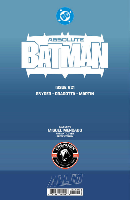 [FOIL] ABSOLUTE BATMAN #21 MIGUEL MERCADO EXCLUSIVE VIRGIN VAR (06/17/2026)