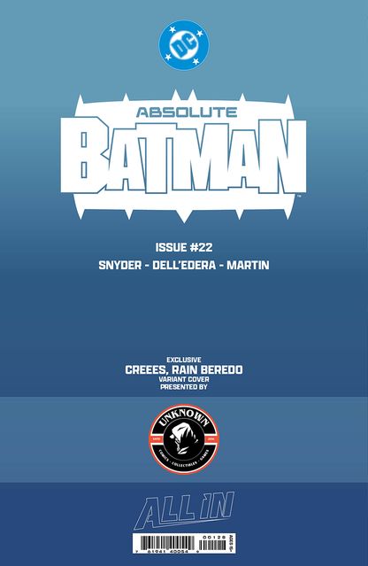 [FOIL] ABSOLUTE BATMAN #22 CREEES EXCLUSIVE VIRGIN VAR (07/08/2026)