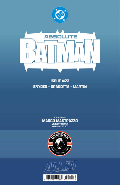 ABSOLUTE BATMAN #23 MARCO MASTRAZZO EXCLUSIVE VIRGIN VAR (08/12/2026)