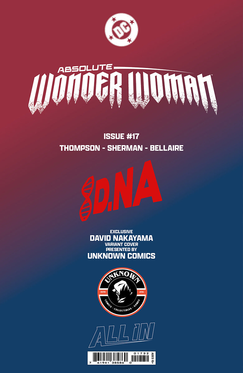 [FOIL] ABSOLUTE WONDER WOMAN #17 DAVID NAKAYAMA EXCLUSIVE VIRGIN VAR (02/25/2026)