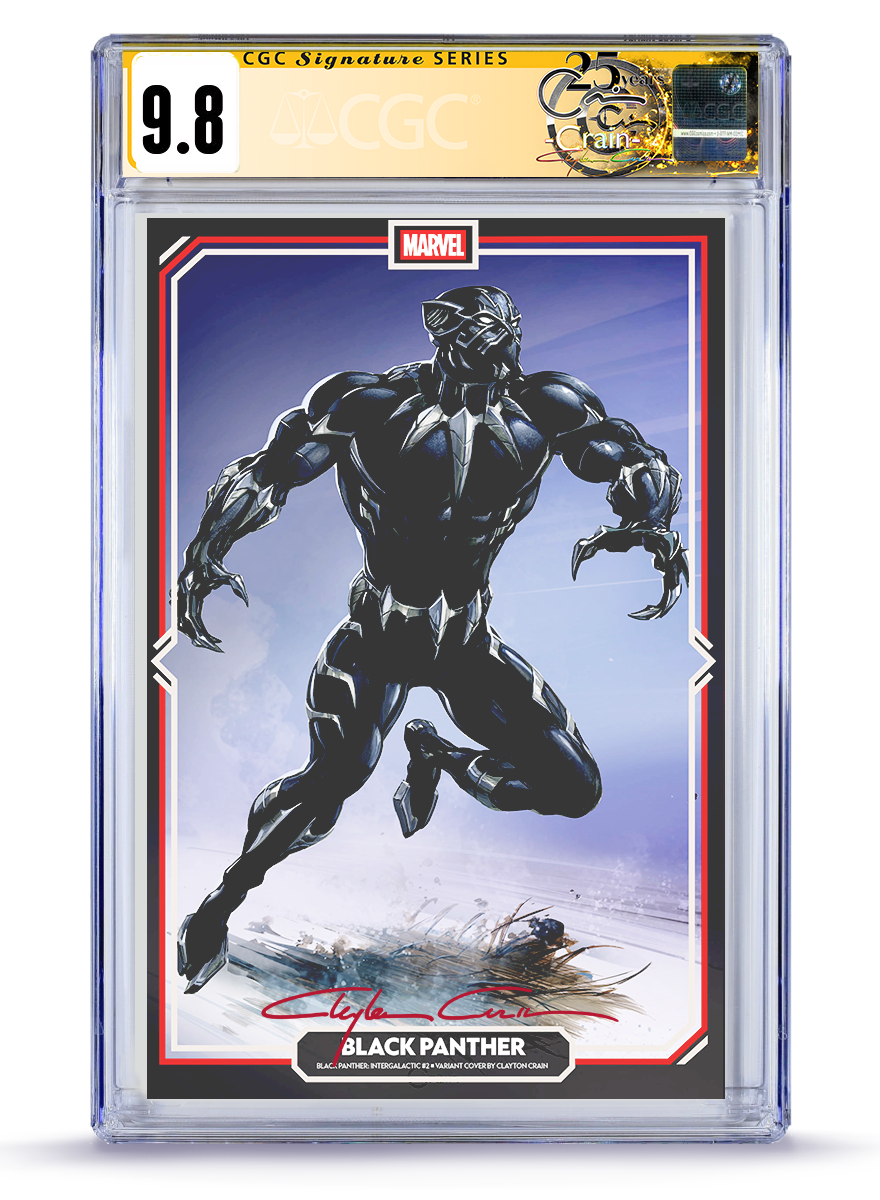 PREORDER: Black Panther: Intergalactic No. 2  Classic Signature 9.8 CGC Signature Series