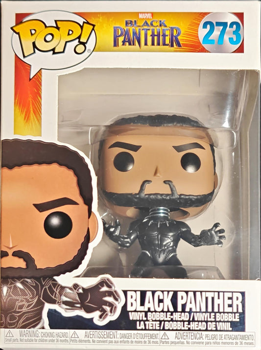 Funko Pop 273 Black Panther T'challa (Unmasked) Vinyl Figure