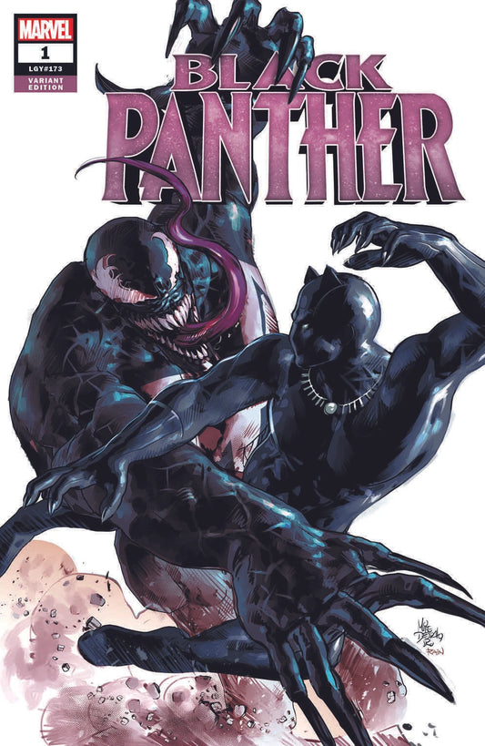 Black Panther #1 Mike Deodato Color Variant Venom Battle Cover  Ltd. 3000