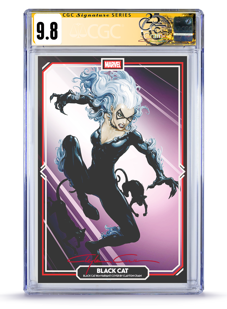 PREORDER: BLACK CAT  No. 6  Classic Signature 9.8 CGC Signature Series