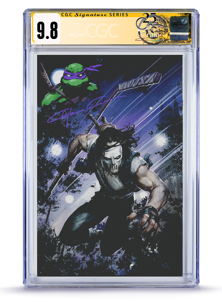 PREORDER: Casey Jones No. 5 All Art Cover CGC Signature Series Donatello Remarque