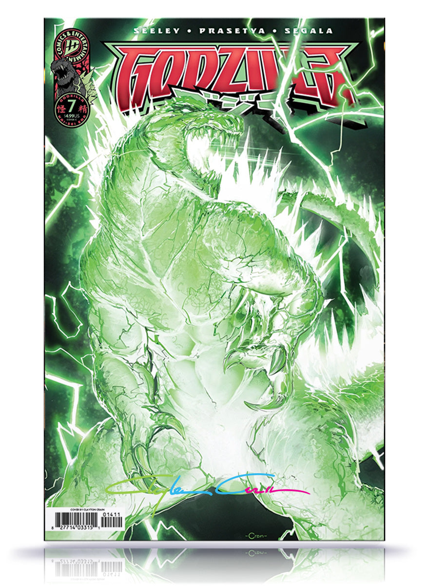 PREORDER:  Trade Dress Godzilla No. 7 Infinity (Three Color) Signature w/COA
