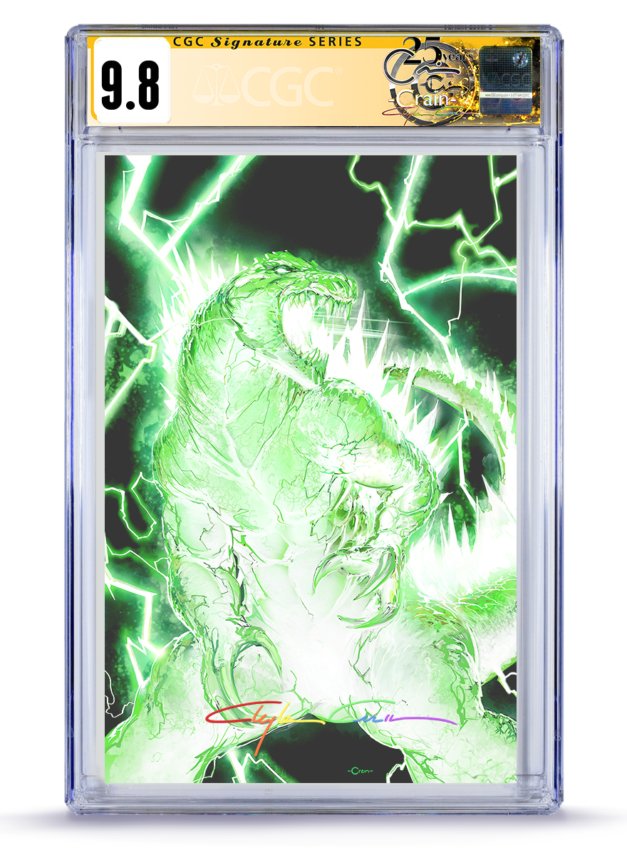PREORDER: All Art Godzilla No. 7 1:50  Infinity  Signature 9.8 CGC Signature Series