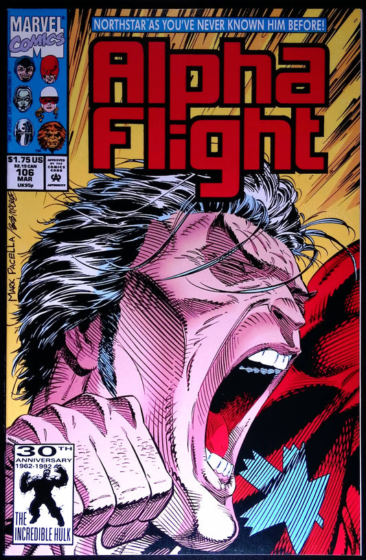 Alpha Flight #106 (Key Issue)- Marvel Comics