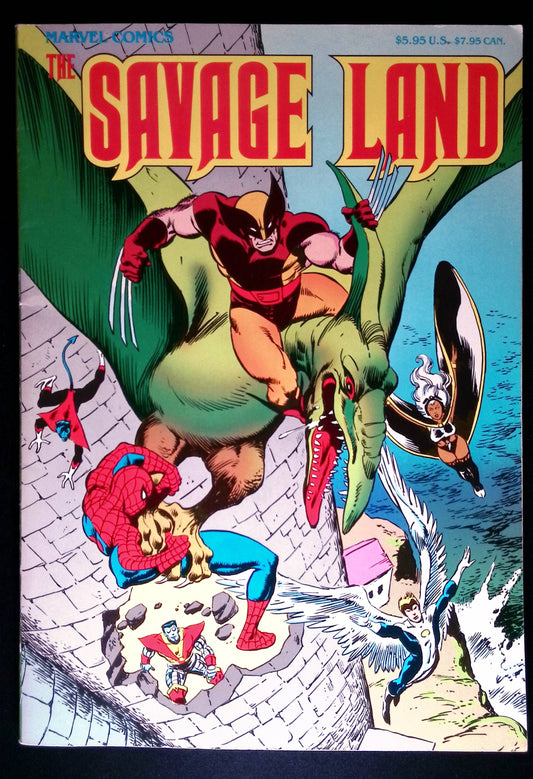 X-Men and Spider-Man Savage Land TPB (1987) - Marvel Comics