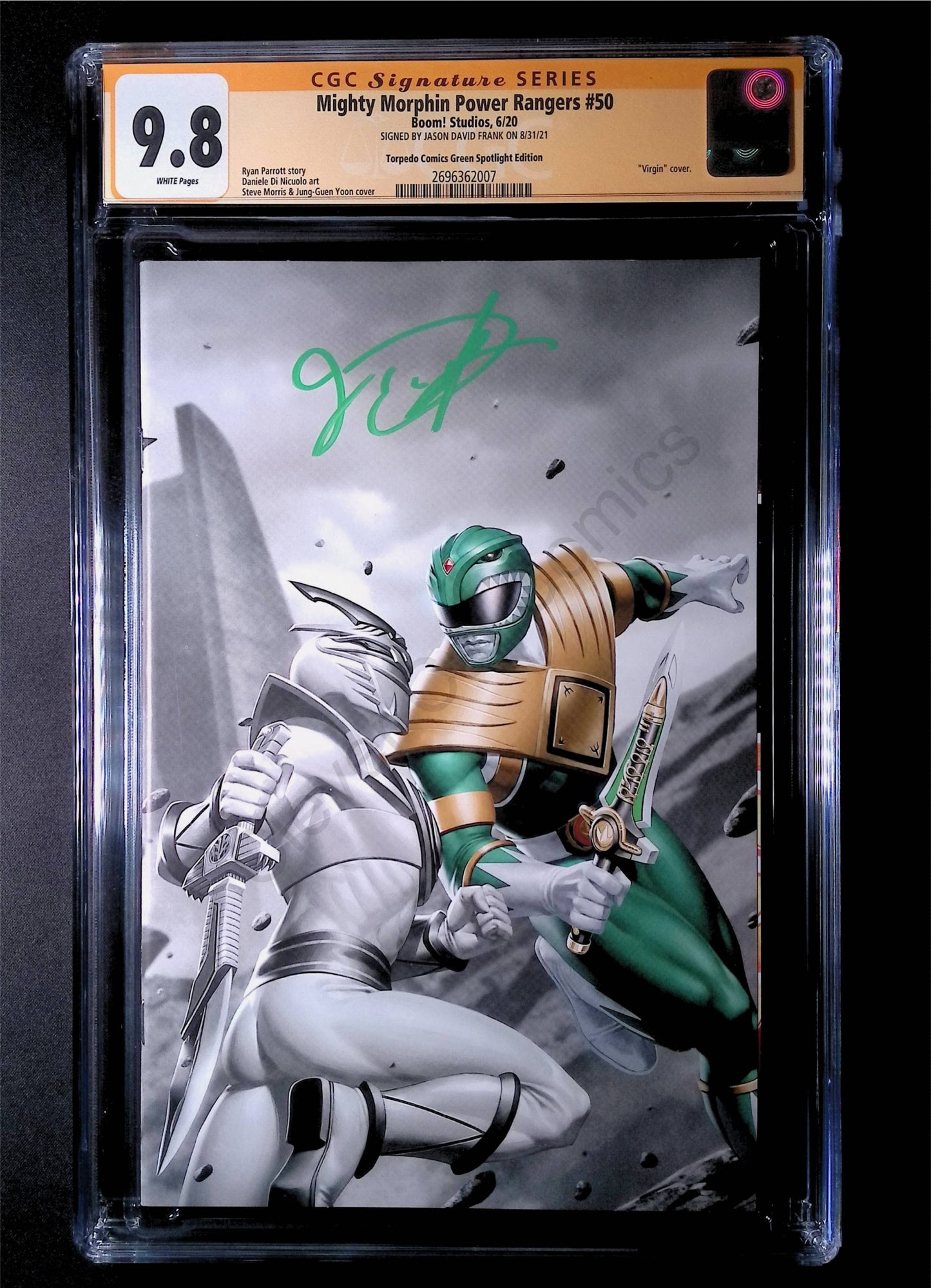 Mighty Morphin Power Rangers #50 CGC 9.8 (Signed by Jason David Frank)
