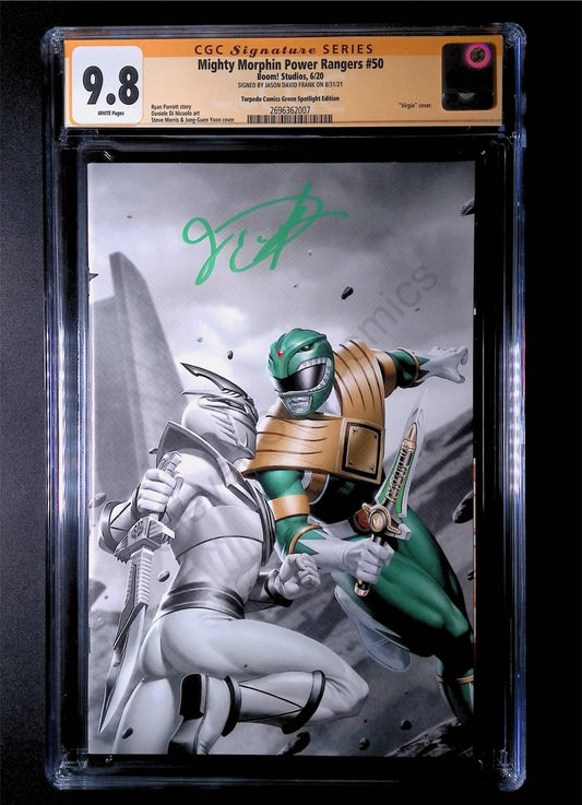 Mighty Morphin Power Rangers #50 CGC 9.8 (Signed by Jason David Frank)