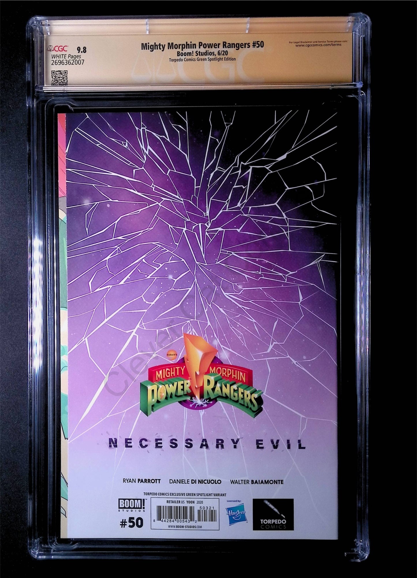 Mighty Morphin Power Rangers #50 CGC 9.8 (Signed by Jason David Frank)