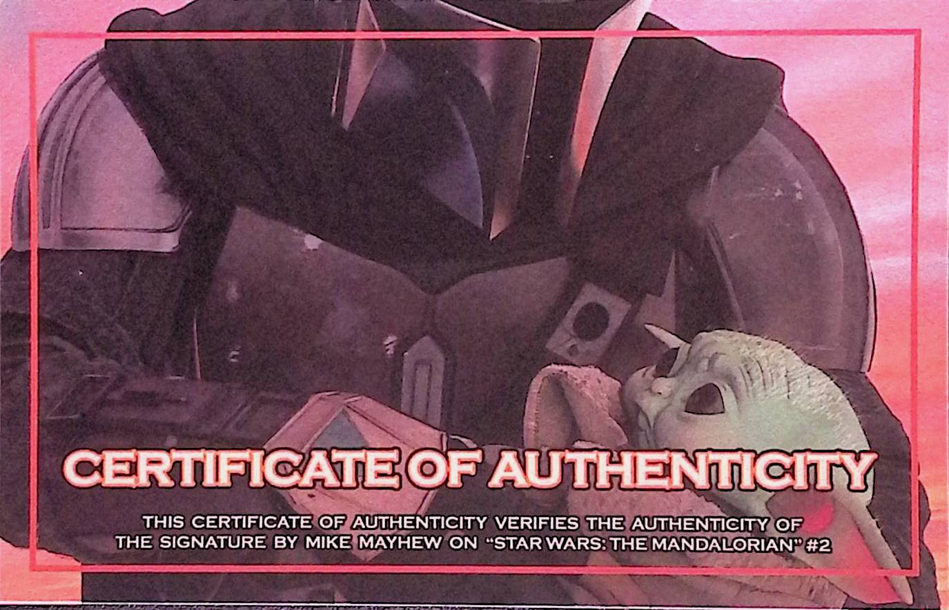 Star Wars: The Mandalorian #2 (Mike Mayhew Variant Signed)🔑 - Marvel Comics