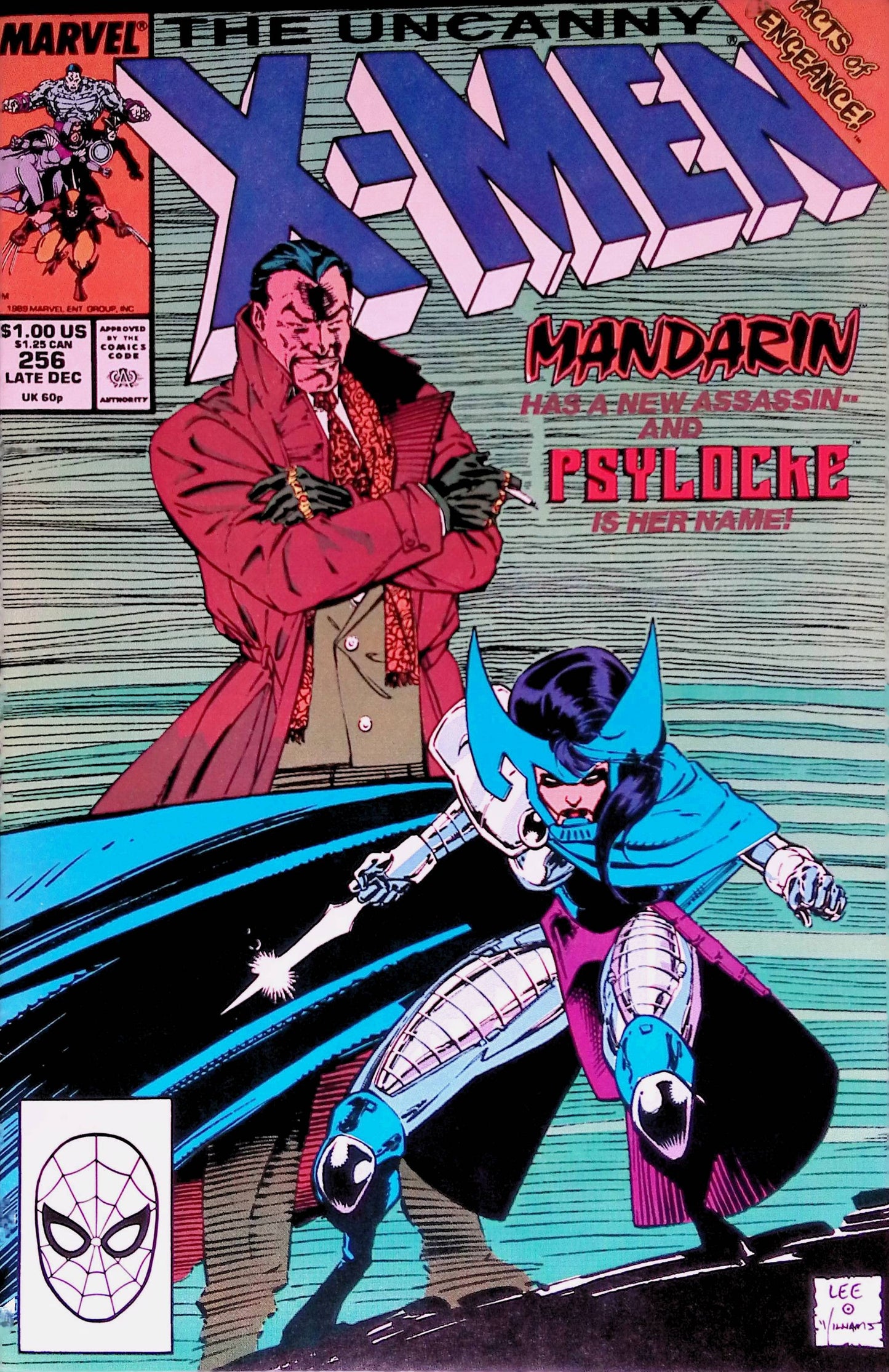 Uncanny X-Men #256 (Debut of classic Psylocke costume)🔑 - Marvel Comics