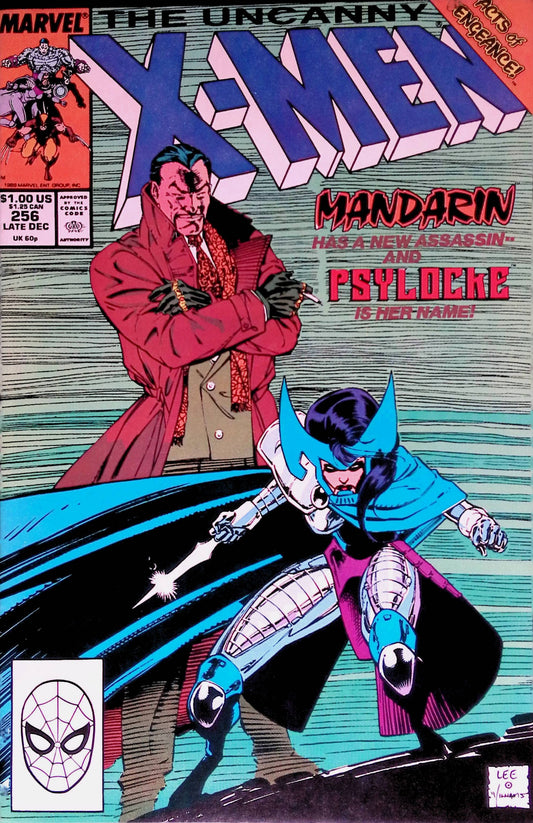 Uncanny X-Men #256 (Debut of classic Psylocke costume)🔑 - Marvel Comics