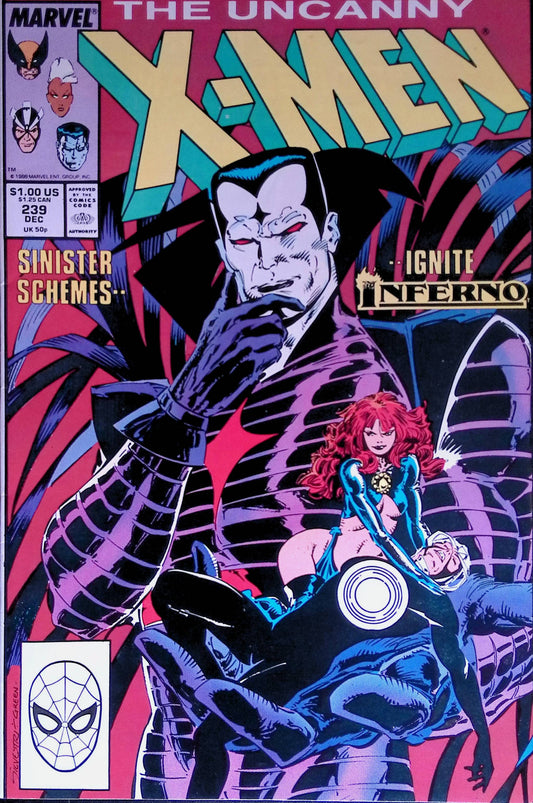 Uncanny X-Men #239 (1st Cover Appearance of Mr. Sinister)🔑 - Marvel Comics