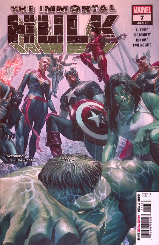 Immortal Hulk #7 (Color error) 🔑 - Marvel Comics