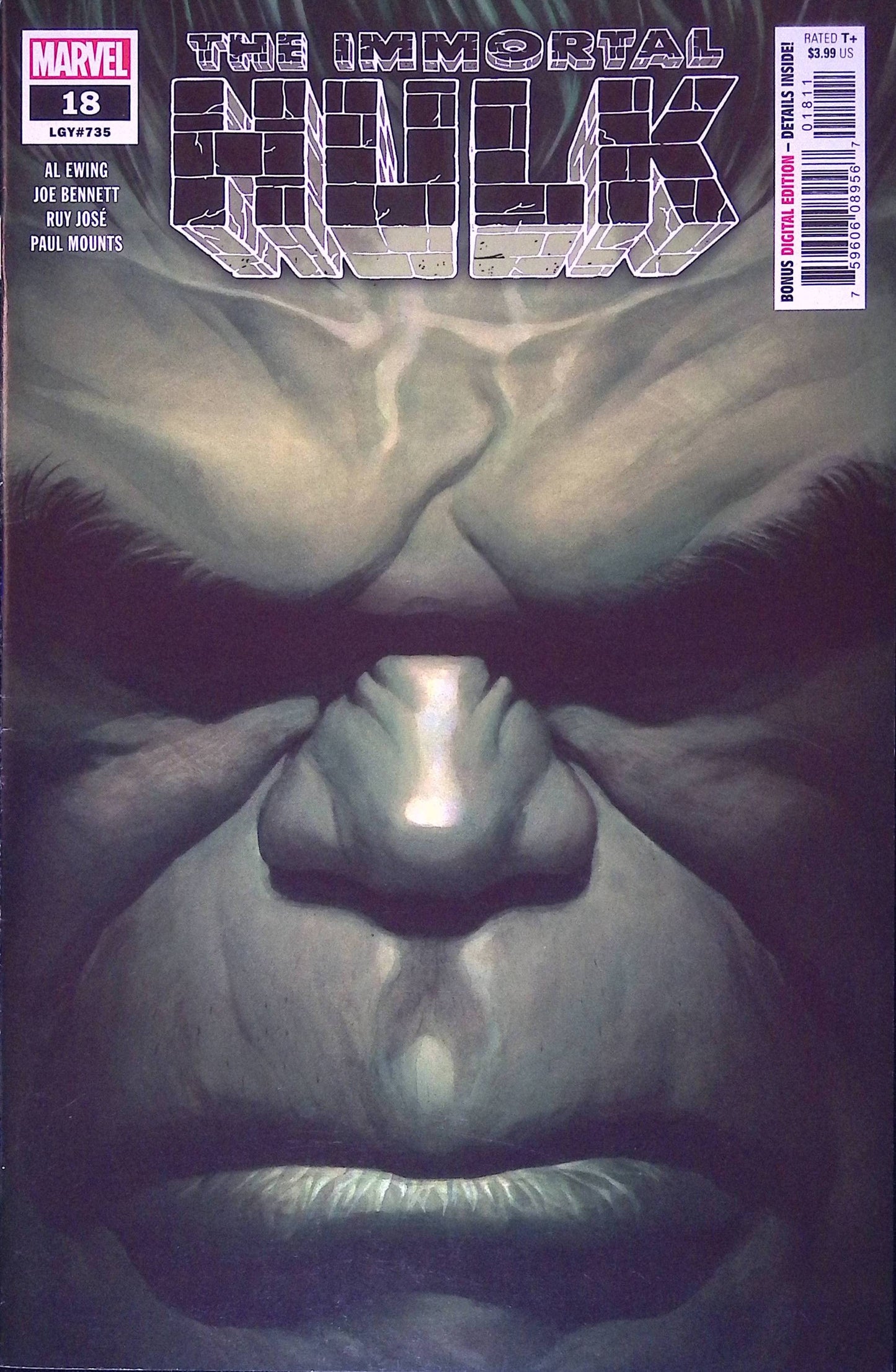 Immortal Hulk #18 (1st full appearance of the new Abomination) 🔑 - Marvel Comics