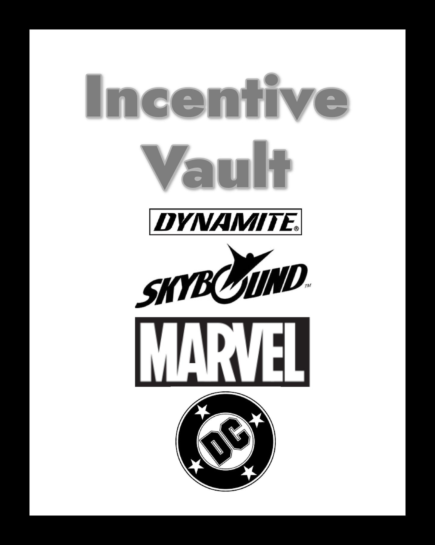 Incentive Vault Four Pack Comic Books