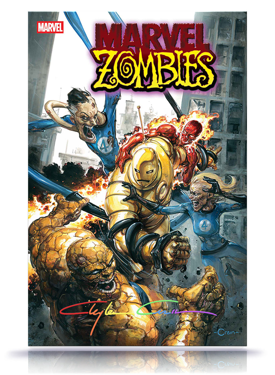PREORDER: SIGNED W/ COA MARVEL ZOMBIES: RED BAND #1 CLAYTON CRAIN VARIANT [NOT POLYBAGGED]