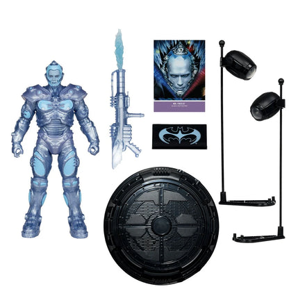 DC Multiverse Batman and Robin Mr. Freeze Black Light Gold Label 7-Inch Action Figure - Entertainment Earth Exclusive