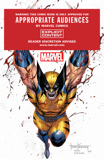 Wolverine Revenge #2 Red Band [Polybagged] Explicit Content Unknown Comics Exclusive Tyler Kirkham Virgin Nycc 2024 Var (10/23/2024)