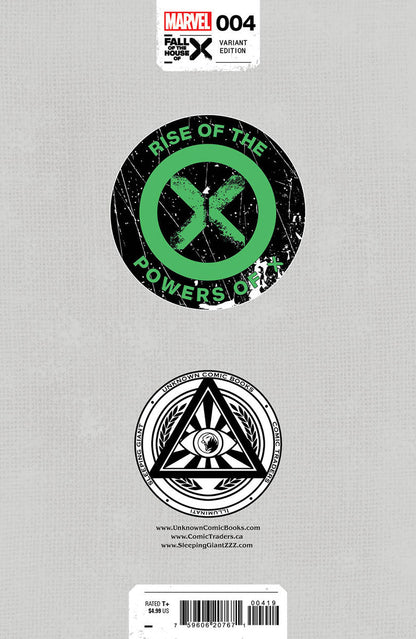 [Signed by Kaare Andrews] RISE OF THE POWERS OF X #4 UNKNOWN COMICS KAARE ANDREWS EXCLUSIVE VIRGIN VAR [FHX] [IN STOCK]