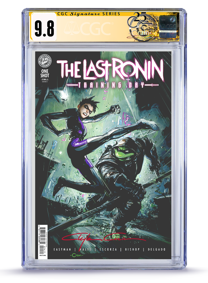 PREORDER: Trade Dress TMNT Last Ronin Training Day Signature 9.8 CGC Signature Series