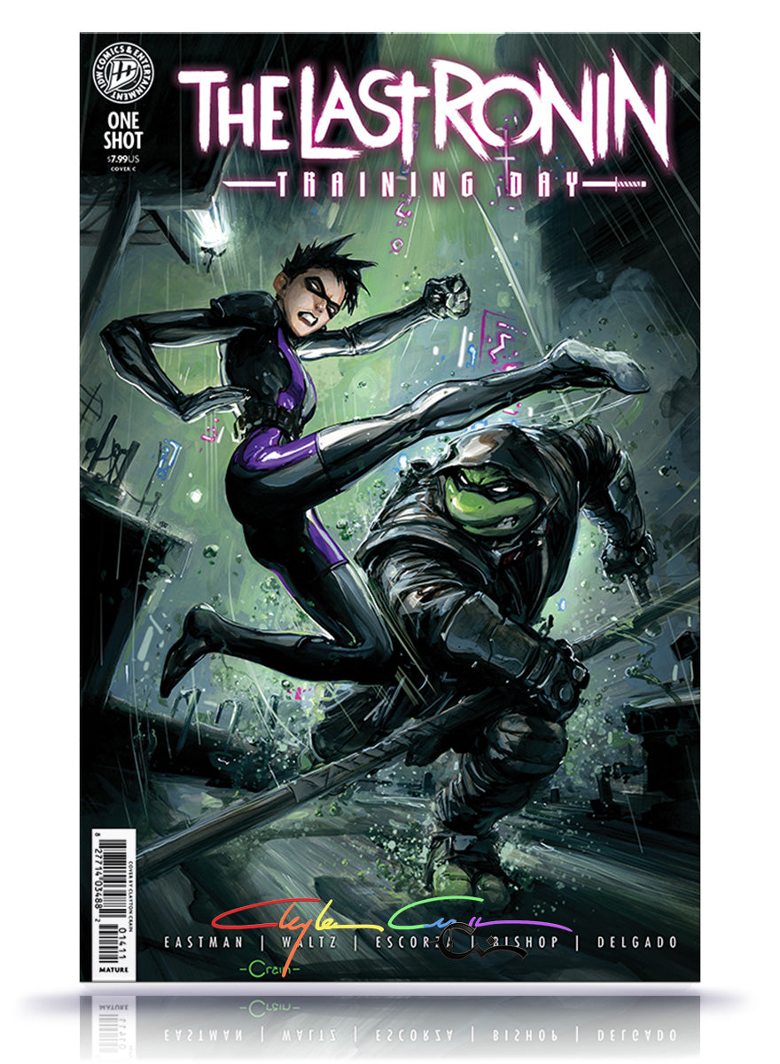 PREORDER:  Trade Dress TMNT Last Ronin Training Day Infinity  Signature w/COA
