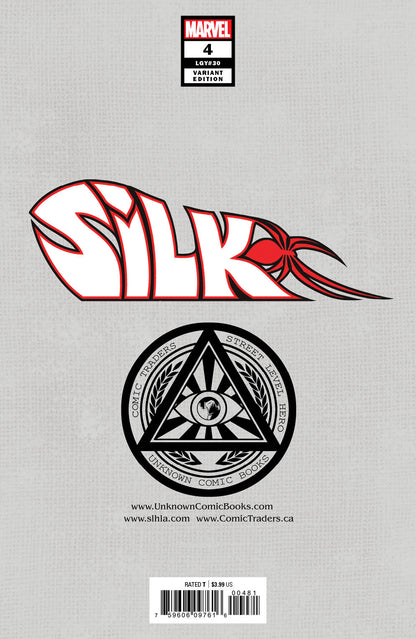 Silk #4 (Of 5) Unknown Comics Kael Ngu Exclusive Var (06/23/2021) (07/28/2021)