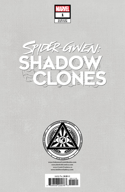 Spider-Gwen: Shadow Clones #1 Unknown Comics Kael Ngu Exclusive Var (03/01/2023)