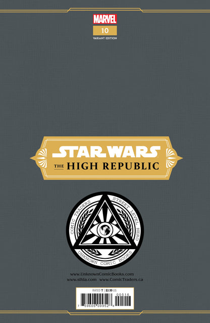 Star Wars High Republic #10 Unknown Comics Marco Turini Exclusive Virgin Var (10/20/2021)
