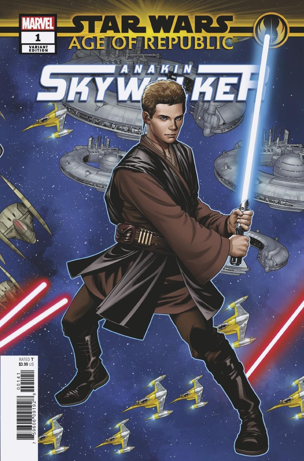 Star Wars AoR Anakin Skywalker #1 McKone Puzzle Pc Variant