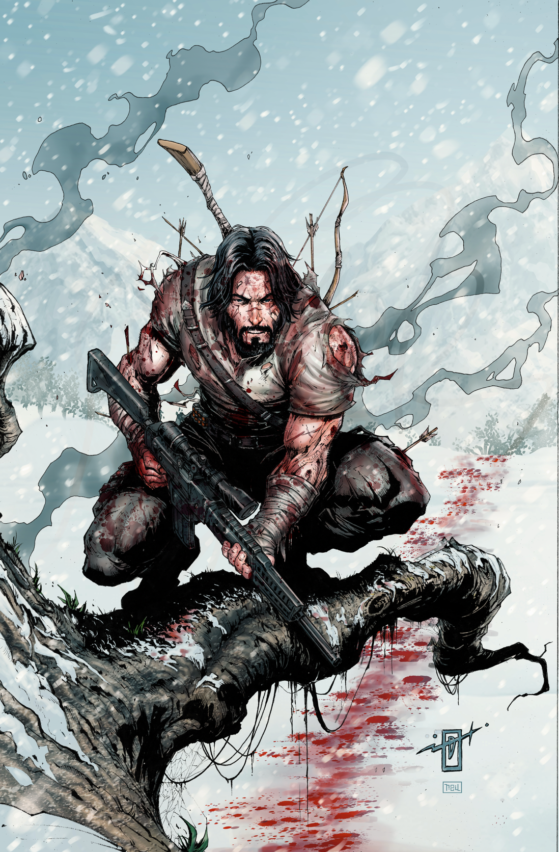 BRZRKR: LIGHT DRAWS BREATH #1 JONATHAN URIBE VIRGIN COLOR SPLASH EXCLUSIVE (5/27/26)
