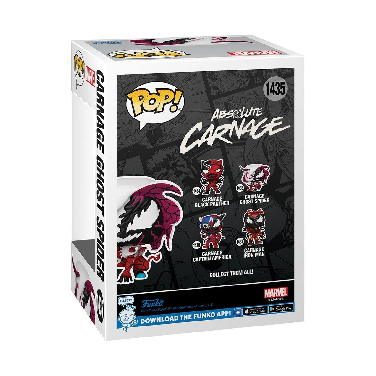 Marvel Carnage Ghost Spider Funko Pop! Vinyl Figure #1435