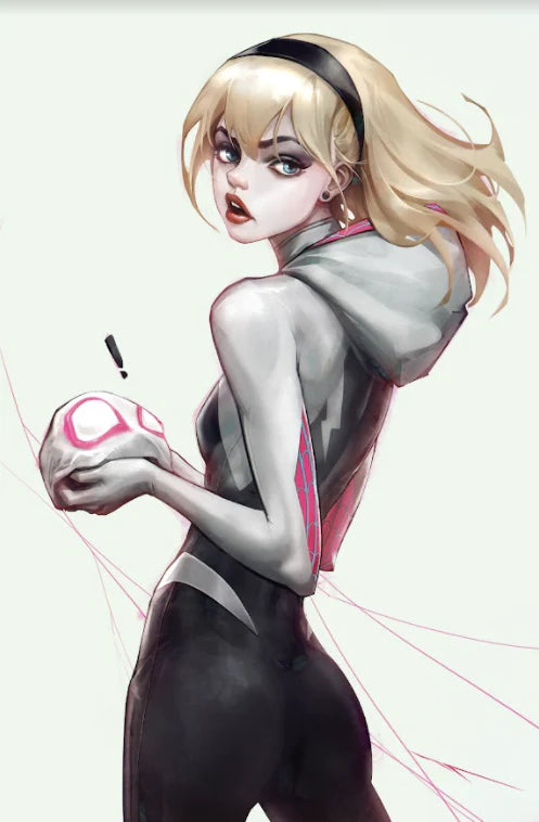 Spider-Gwen Gwen Verse #2 Ivan Tao White Virgin Variant