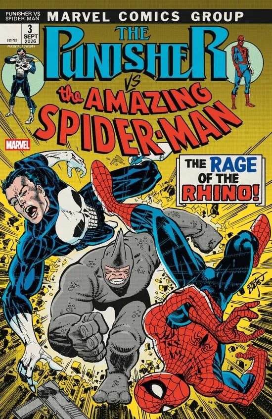 Punisher vs. Spider-Man #3 (2026) (Erik Larsen Variant)