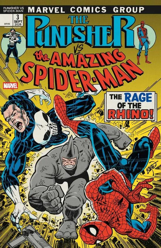 Punisher vs. Spider-Man #3 (2026) (Erik Larsen Variant)