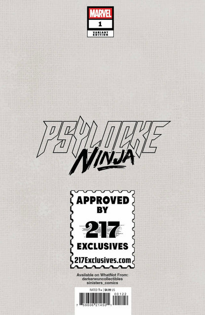 Psylocke: Ninja #1 Joseph Michael Lisner Exclusive Virgin Var (01/21/2026)