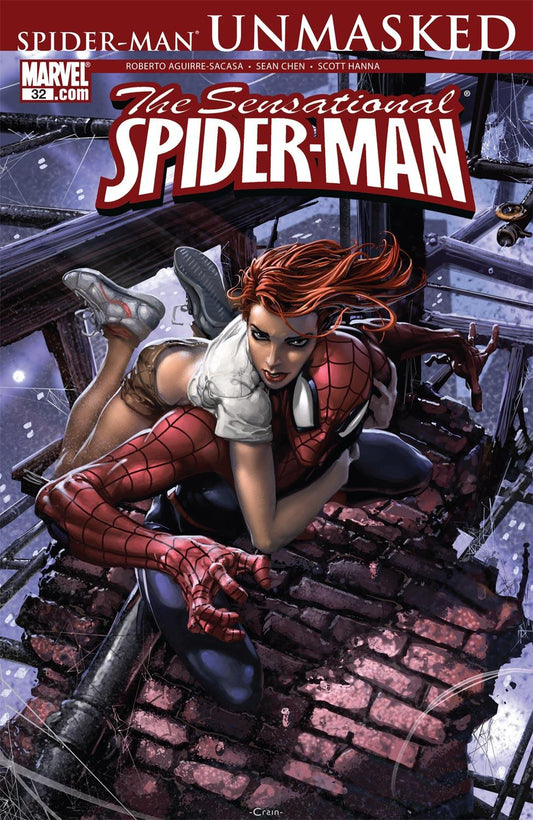 Sensational Spider-Man #32 Clayton Crain Cover
