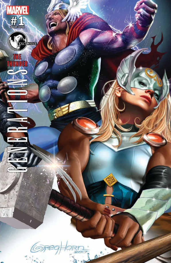 Generations Thor #1 Store Exclusive Variant Greg Horn