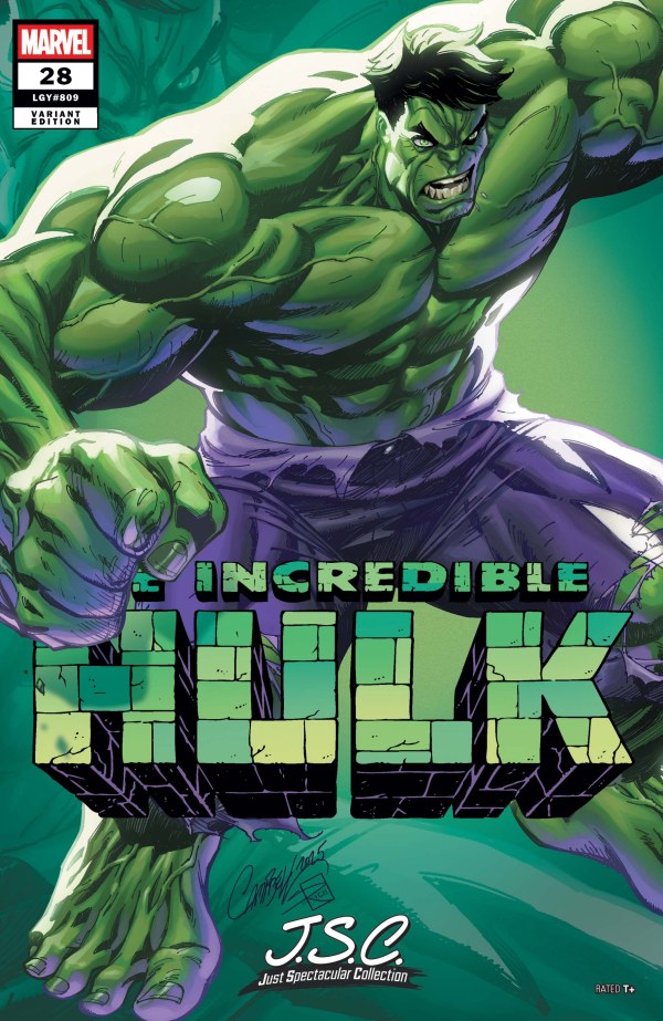 Incredible Hulk #28 J. Scott Campbell Just Spectacular Collection Variant