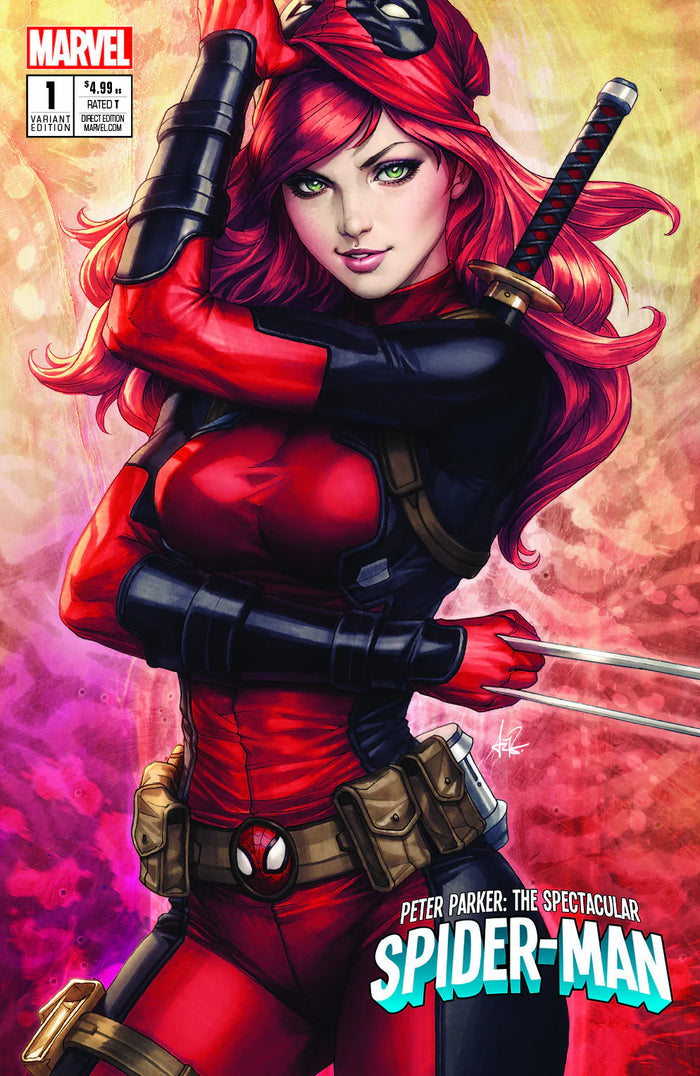 Peter Parker The Spectacular Spider-Man #1 Store Exclusive Variant Artgerm