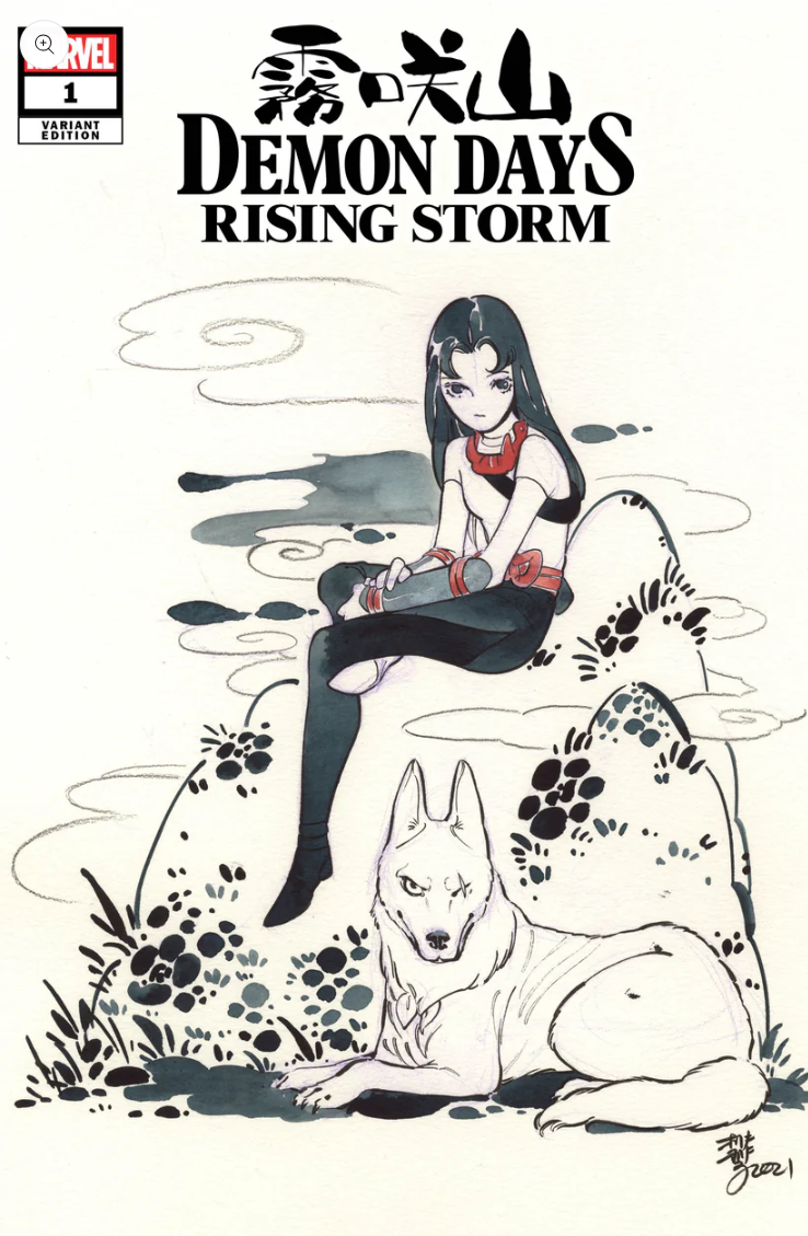 Demon Days Rising Storm #1 Store Exclusive Variant Peach Momoko