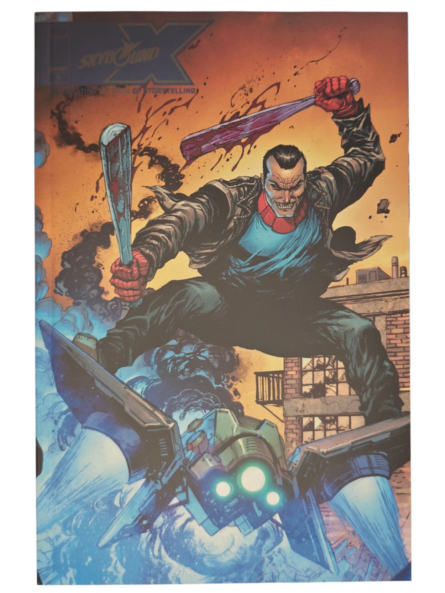 Skybound X #4 Negan Tyler Kirkham Connecting Variant