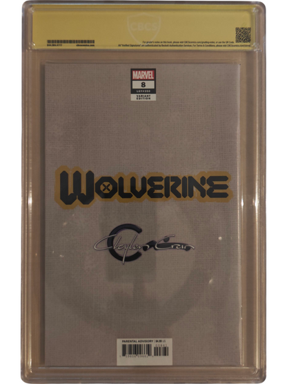 Wolverine #8 CBCS 9.8 Clayton Crain Infinity Signature Series