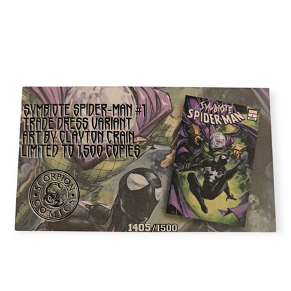 Symbiote Spider-Man #1 Clayton Crain Exclusive Trade Variant