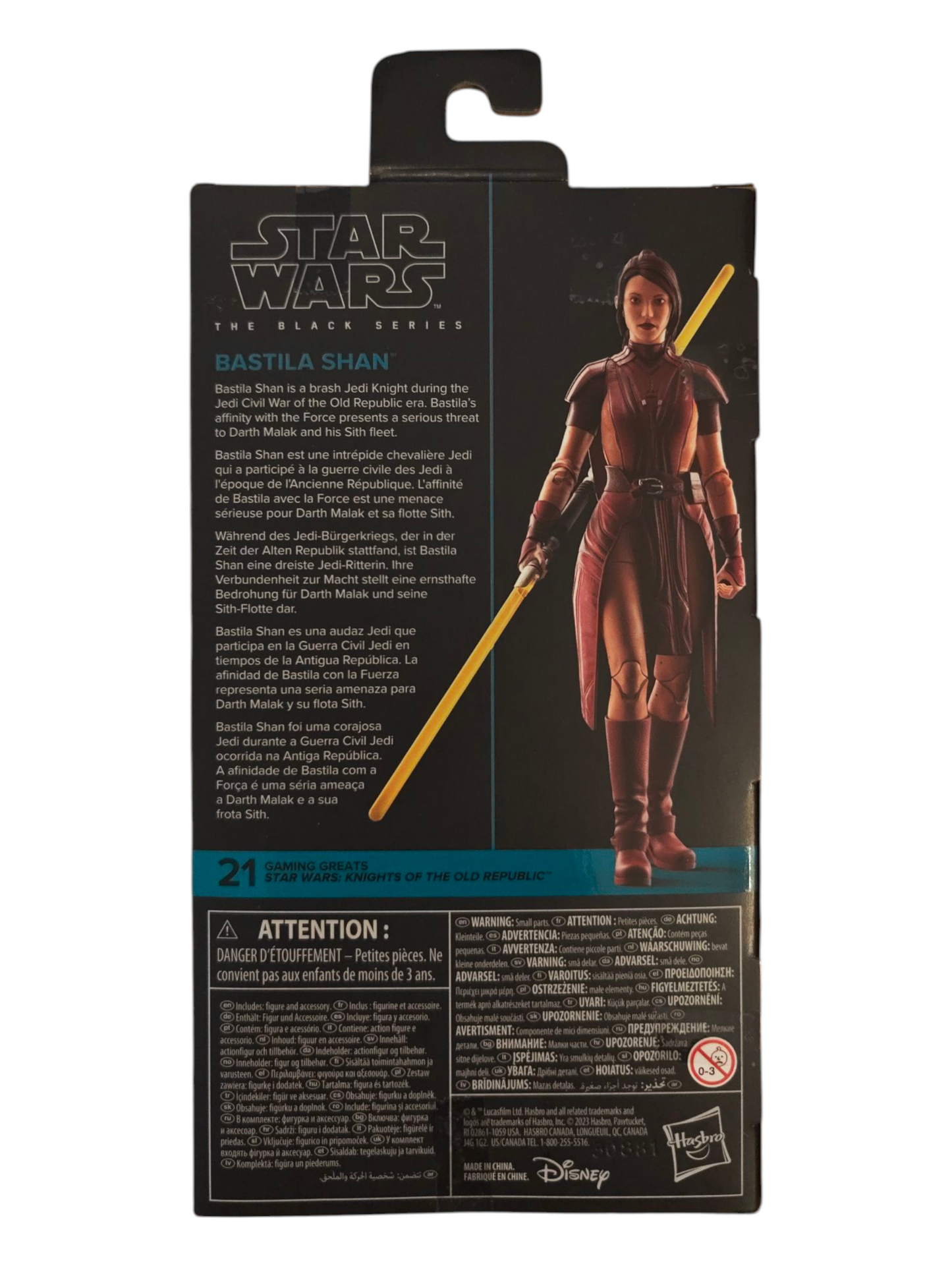 Star Wars The Black Series Bastila Shan (Knights of The Old Republic)